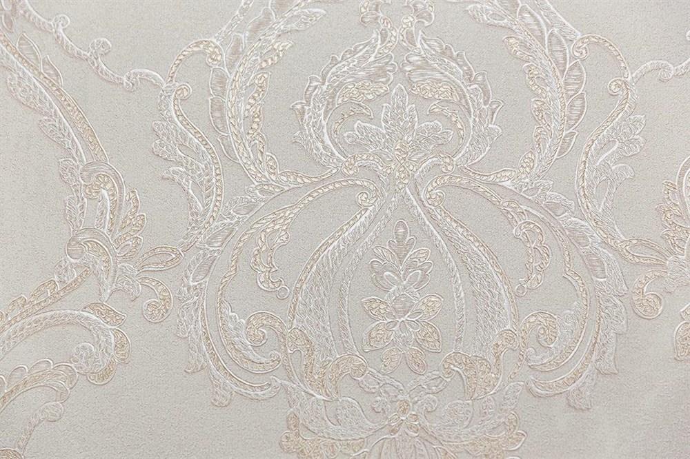 KERAMA MARAZZI KM7703 Обои виниловые Ориент мотив, бежевый (1, Т A) прямая стыковка