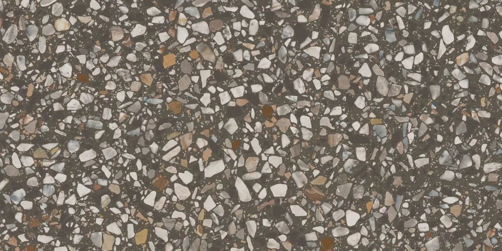 Ступень клееная фронтальная Бричиола коричневый матовый обрезной 33x60x0,9