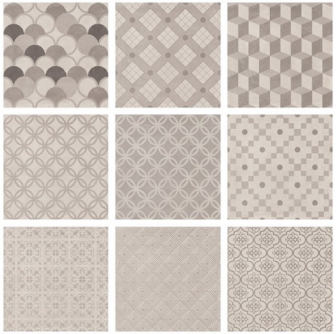 KERAMA MARAZZI 1575T Карнаби-стрит орнамент беж 20х20х8 кор. 0,92 кв.м./23шт.