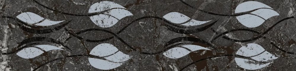 Бордюр Тубкаль чёрный глянцевый обрезной 30x7,2x0,9