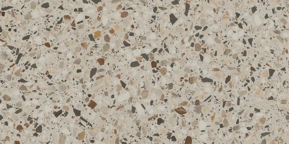 Ступень клееная фронтальная Бричиола бежевый светлый матовый обрезной 33x60x0,9