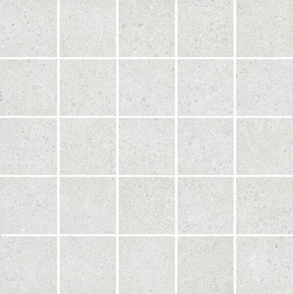 KERAMA MARAZZI MM12136 Декор Безана серый светлый мозаичный 25x25x9