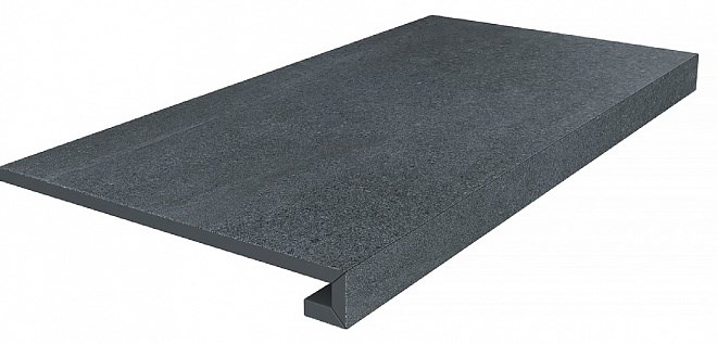 KERAMA MARAZZI DD602520R/GCF Ступень клееная Про Матрикс черный обрезной 33x60x0,9