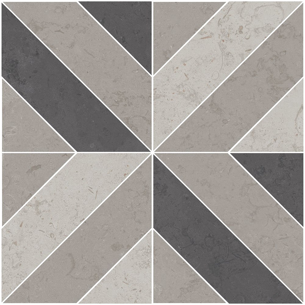 KERAMA MARAZZI ID124T Декор Про Лаймстоун серый матовый 60x60x0,9
