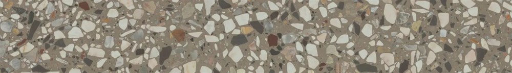 Плинтус Бричиола серый матовый обрезной 60x9,5x0,9