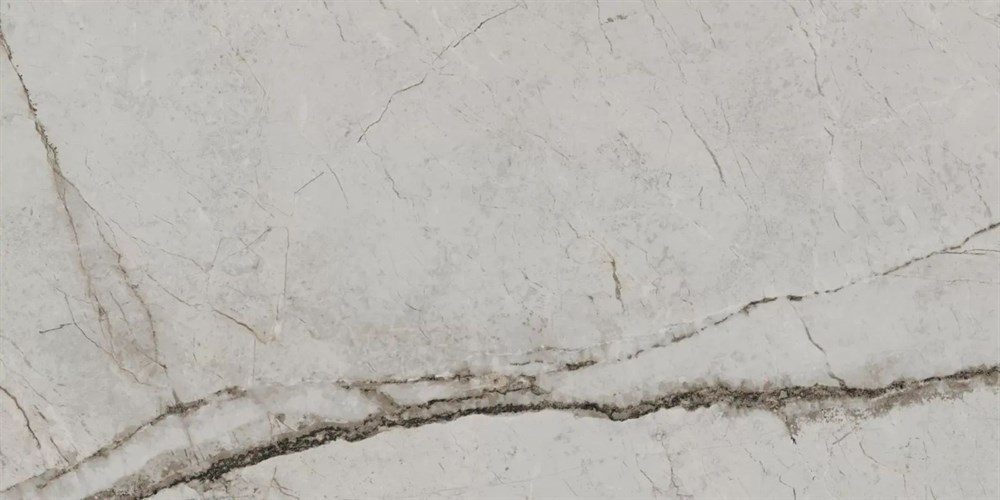 Ступень клееная фронтальная Ифран серый светлый матовый обрезной 33x60x0,9