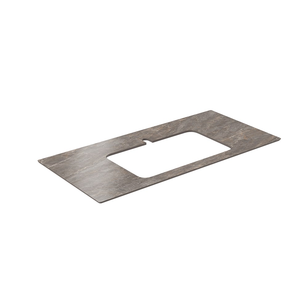 KERAMA MARAZZI PL2.VT280\100 Спец. изделие декоративное для раковин, встраиваемых сверху Парнас пепельный лаппатированный