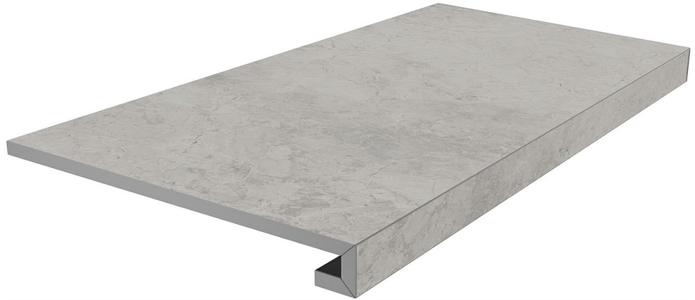 KERAMA MARAZZI SG850390R/GCF Ступень клееная Риальто серый светлый матовый 33x80x0,9
