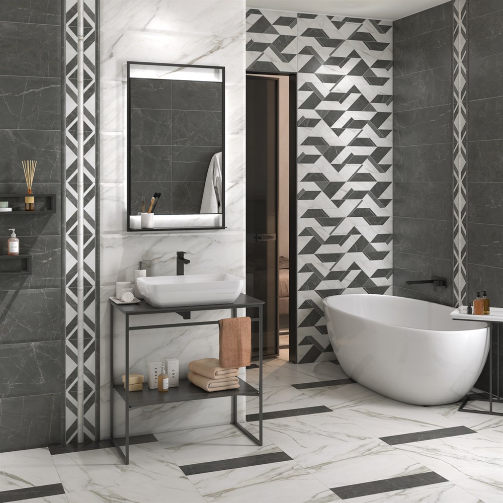 KERAMA MARAZZI PL.N.80.01\BLK.M Метал.структура PLAZA Next напольная 80 см, черный матовый