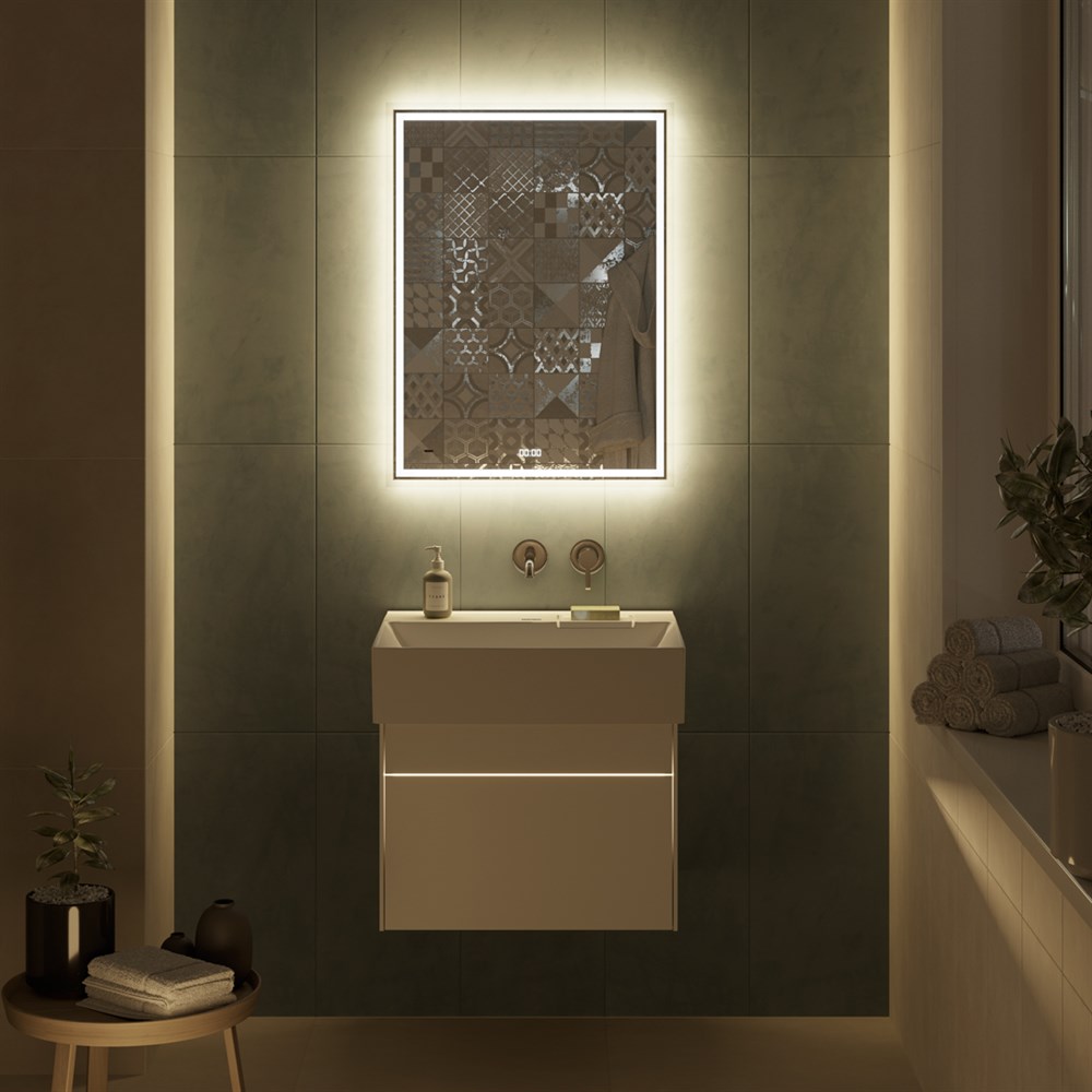 KERAMA MARAZZI LOG.60.2/WHT Тумба LOGICA подвесная 2 ящика 60 см, белоснежный