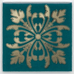 KERAMA MARAZZI HGD/F252/5246 Вставка Клемансо зелёный темный 4,9х4,9х6,9