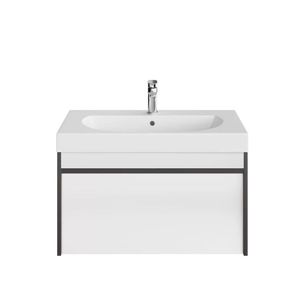 KERAMA MARAZZI MOD.80.1+1/AR Тумба MODULA подвесная 80 с ящиком 1+1, арабика