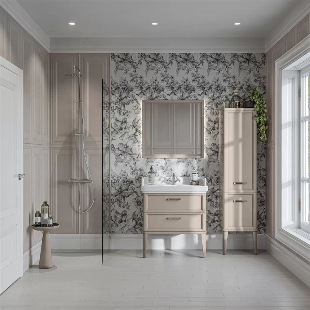 KERAMA MARAZZI PO.M.150/CAM Пенал POMPEI напольный/подвесной 150, камео бежевый глянцевый