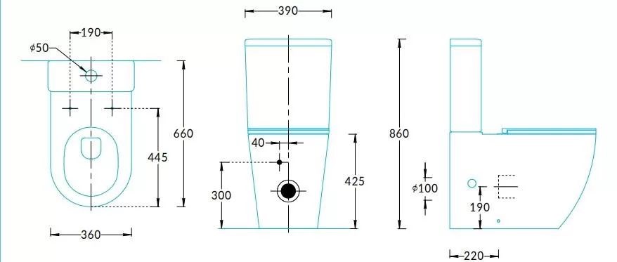 KERAMA MARAZZI SF.cis.01 Бачок для напольного унитаза SFERA c арматурой, белый глянцевый