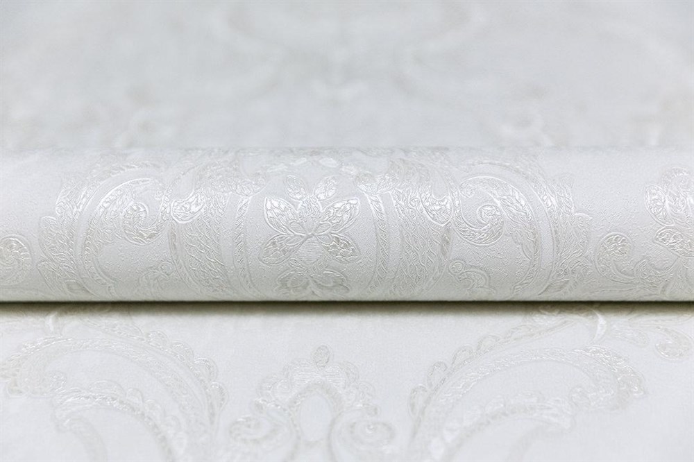 Обои виниловые на флизелиновой основе Ориент мотив, белый