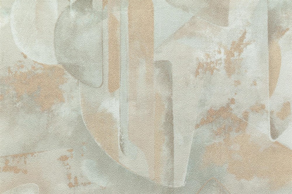 KERAMA MARAZZI KM8318 Обои виниловые Фреш мотив, зелёный, абстракция 1,06х10 (1, Т A) прямая стыковка