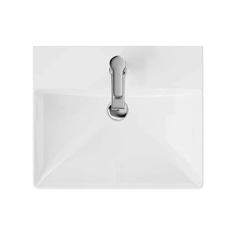 KERAMA MARAZZI PRO.wb.50 Раковина PRO мебельная/подвесная 50, белая глянцевая