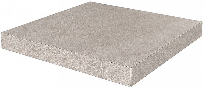 KERAMA MARAZZI DD600320R/GCA Ступень угловая клееная Про Стоун серый светлый 33x33x0,9
