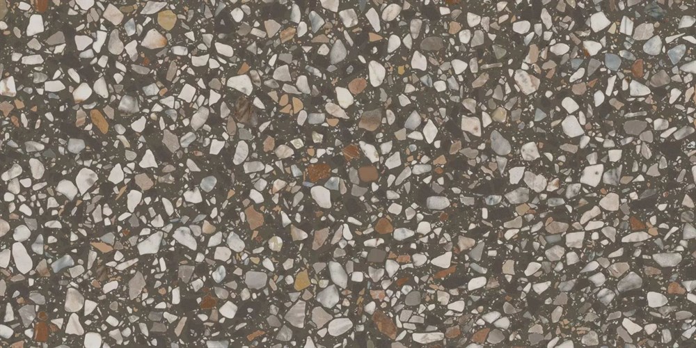 Ступень клееная фронтальная Бричиола коричневый матовый обрезной 33x60x0,9