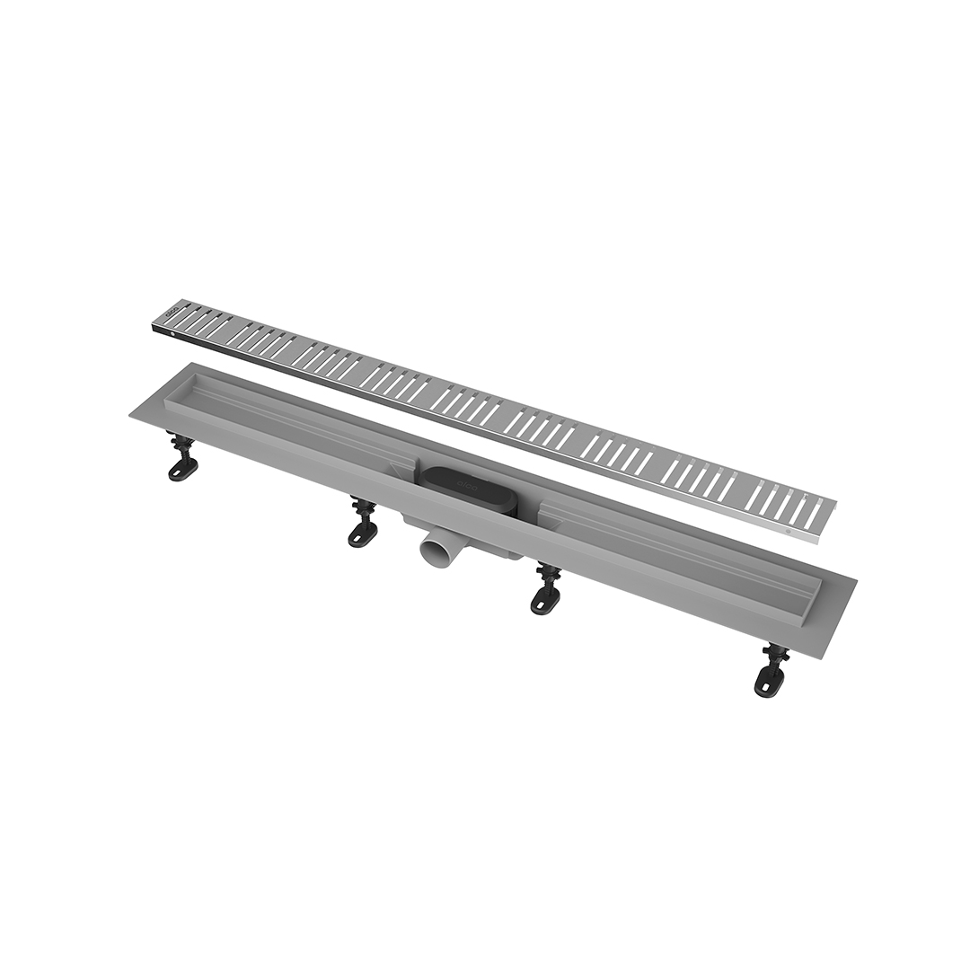 Душевой лоток smart из нержавеющей стали, 75 см