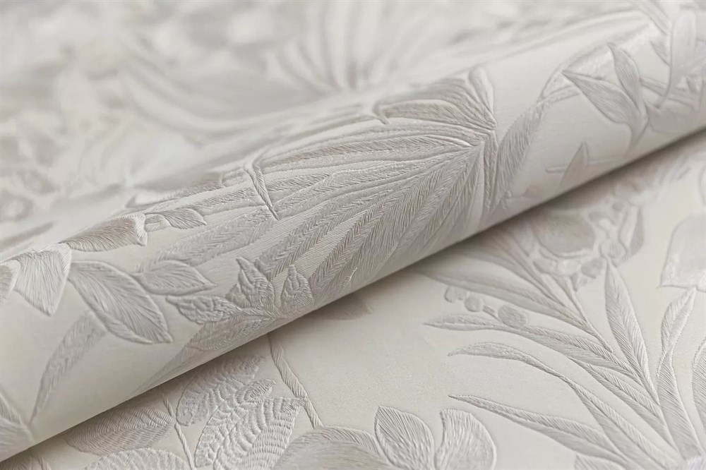 Обои виниловые Джангл мотив, светлый бежевый