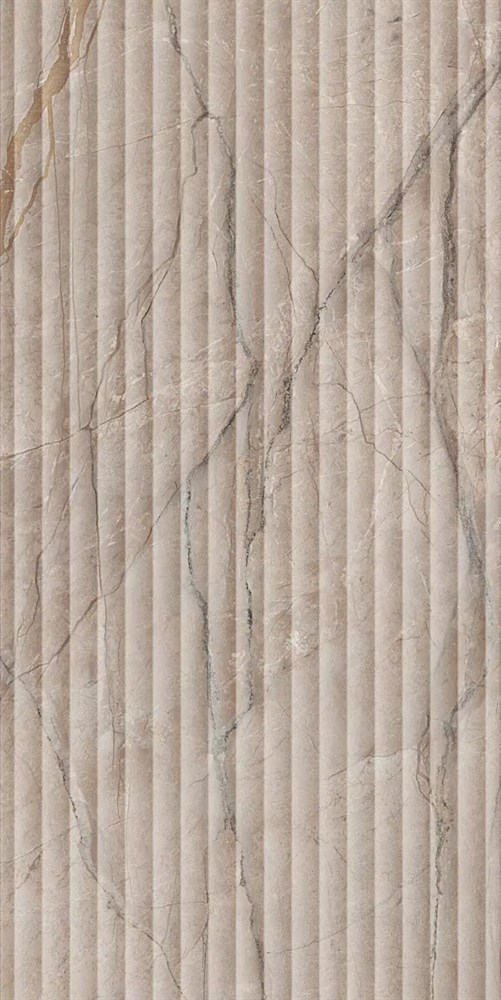 KERAMA MARAZZI KM6012B0240R Ифран бежевый светлый глянцевый структура обрезной 60x119,5x1