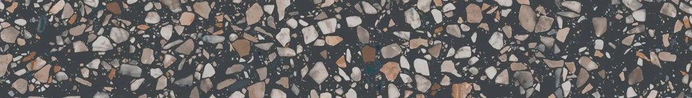 Плинтус Бричиола чёрный матовый обрезной 60x9,5x0,9