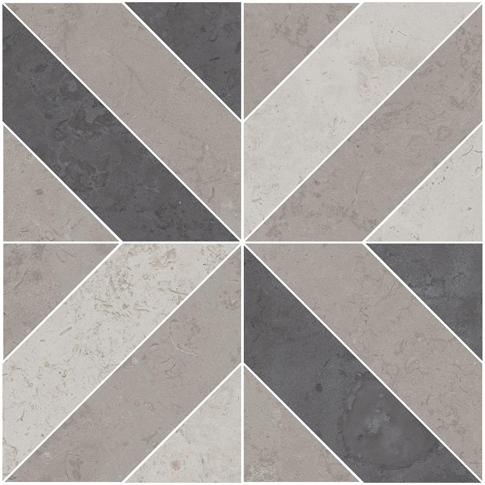 KERAMA MARAZZI ID124T Декор Про Лаймстоун серый матовый 60x60x0,9
