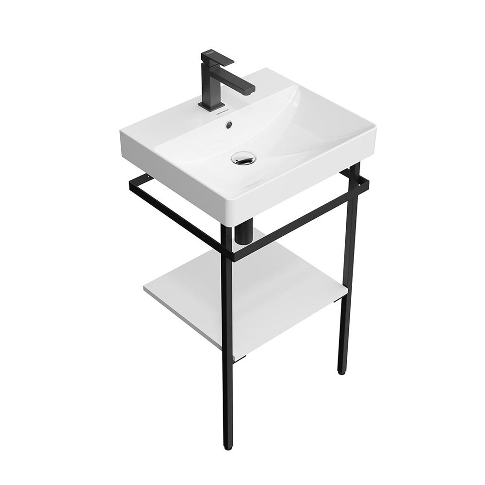 KERAMA MARAZZI PRO.50.01/BLK.M Структура металлическая PRO напольная 50, черная матовая