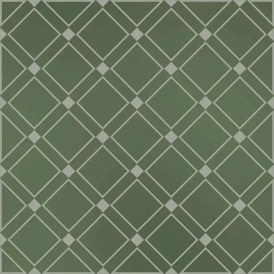 KERAMA MARAZZI KMD3STA015GN Декор Бахия 1 зелёный глянцевый 9,8x9,8x0,7