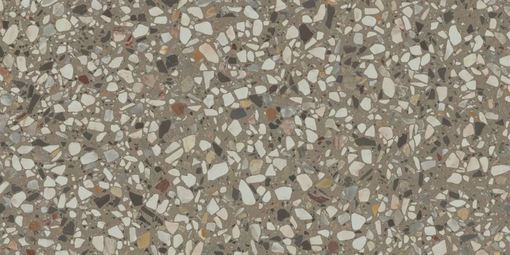 Ступень клееная фронтальная Бричиола серый матовый обрезной 33x60x0,9