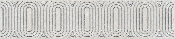 KERAMA MARAZZI OP/A206/12136R Бордюр Безана серый светлый обрезной 25x5,5x9
