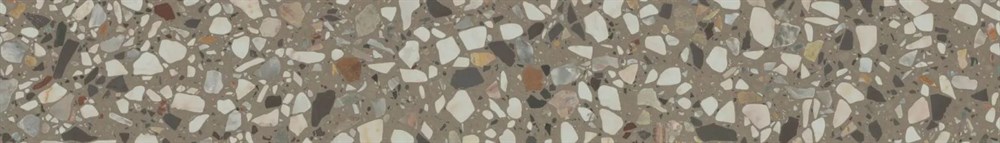 Плинтус Бричиола серый матовый обрезной 60x9,5x0,9