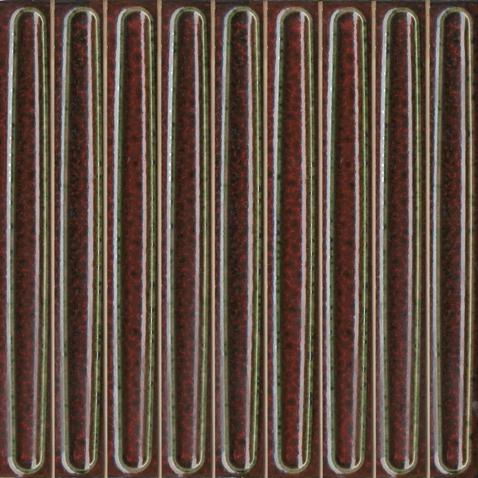 KERAMA MARAZZI KMD2SOB003BN Декор чипсет Далия красный тёмный глянцевый 20x20x0,95