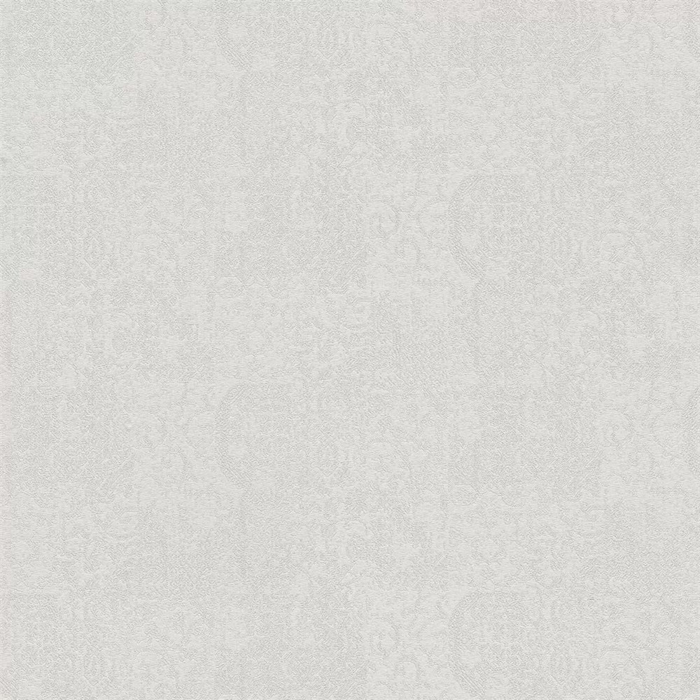 KERAMA MARAZZI KM5406 Обои виниловые Флора белый, база 1,06х10 (1, Т I) смещенная стыковка
