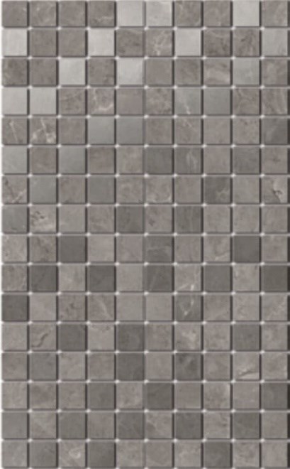 KERAMA MARAZZI MM6361 Декор Гран Пале серый мозаичный 25х40х8