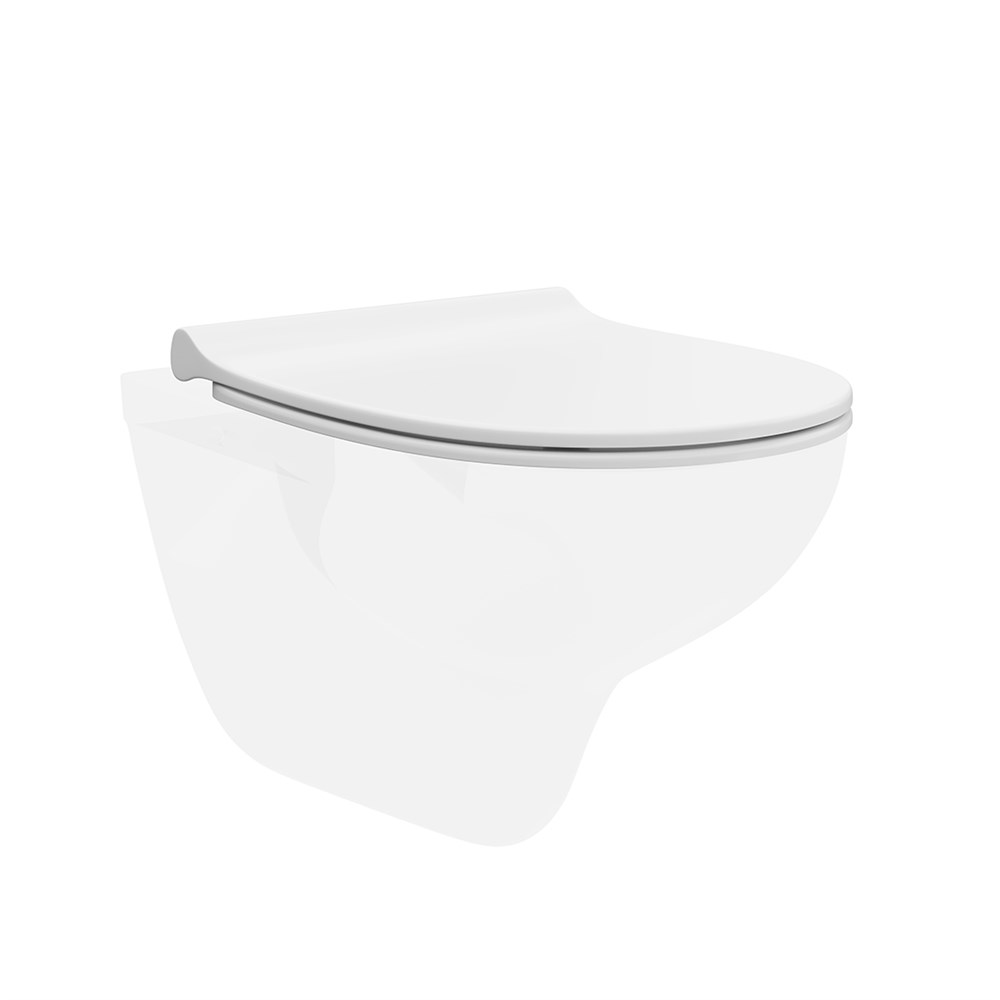 KERAMA MARAZZI XPRO.B.seat.02/WHT Сиденье XPRO slim c микролифтом, белый глянцевый
