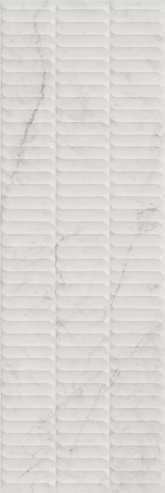 Тубкаль белый глянцевый структура обрезной 30x89,5x1,05