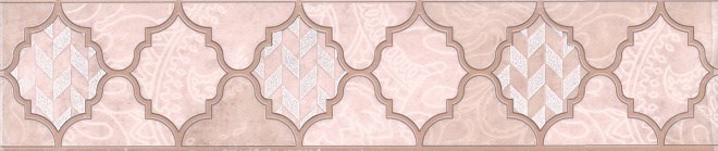 KERAMA MARAZZI OP/B27/6334 Бордюр Фоскари розовый 25х5,4х8