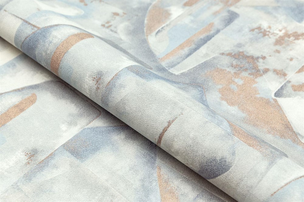 KERAMA MARAZZI KM8319 Обои виниловые Фреш мотив, синий, абстракция 1,06х10 (1, Т A) прямая стыковка