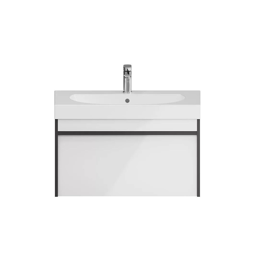KERAMA MARAZZI MOD.80.1+1/AR Тумба MODULA подвесная 80 с ящиком 1+1, арабика