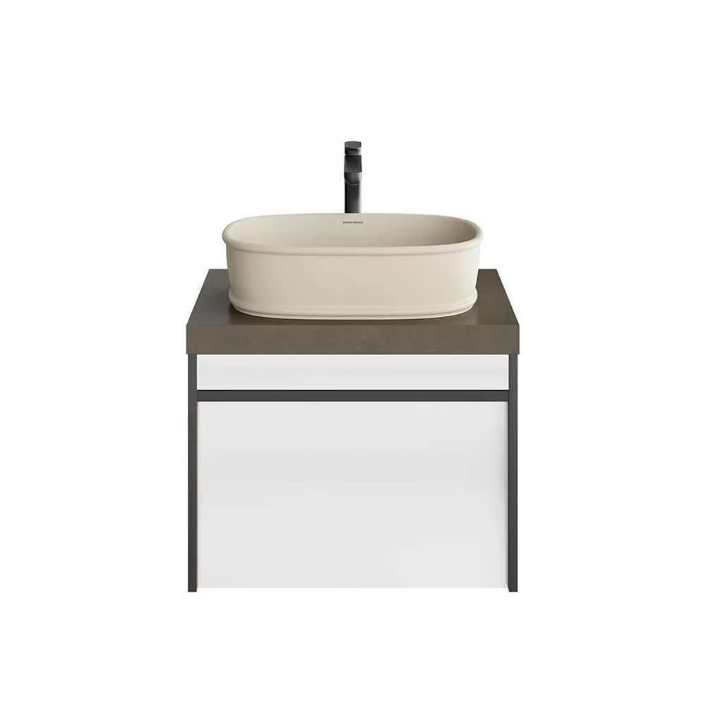 KERAMA MARAZZI MOD.60.1+1/AR Тумба MODULA подвесная 60 с ящиком 1+1, арабика