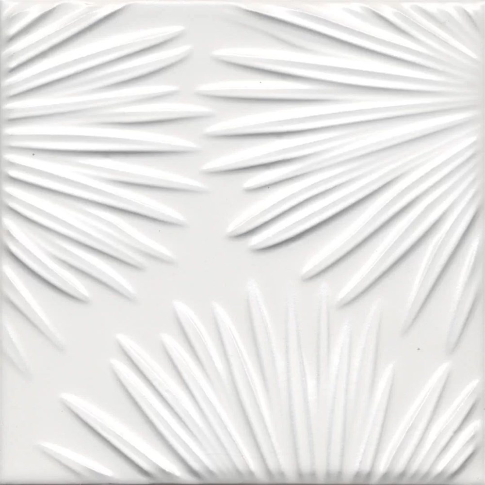 KERAMA MARAZZI KMD2SFE001BN Декор Агдаль 4 белый матовый структура 15x15x0,9