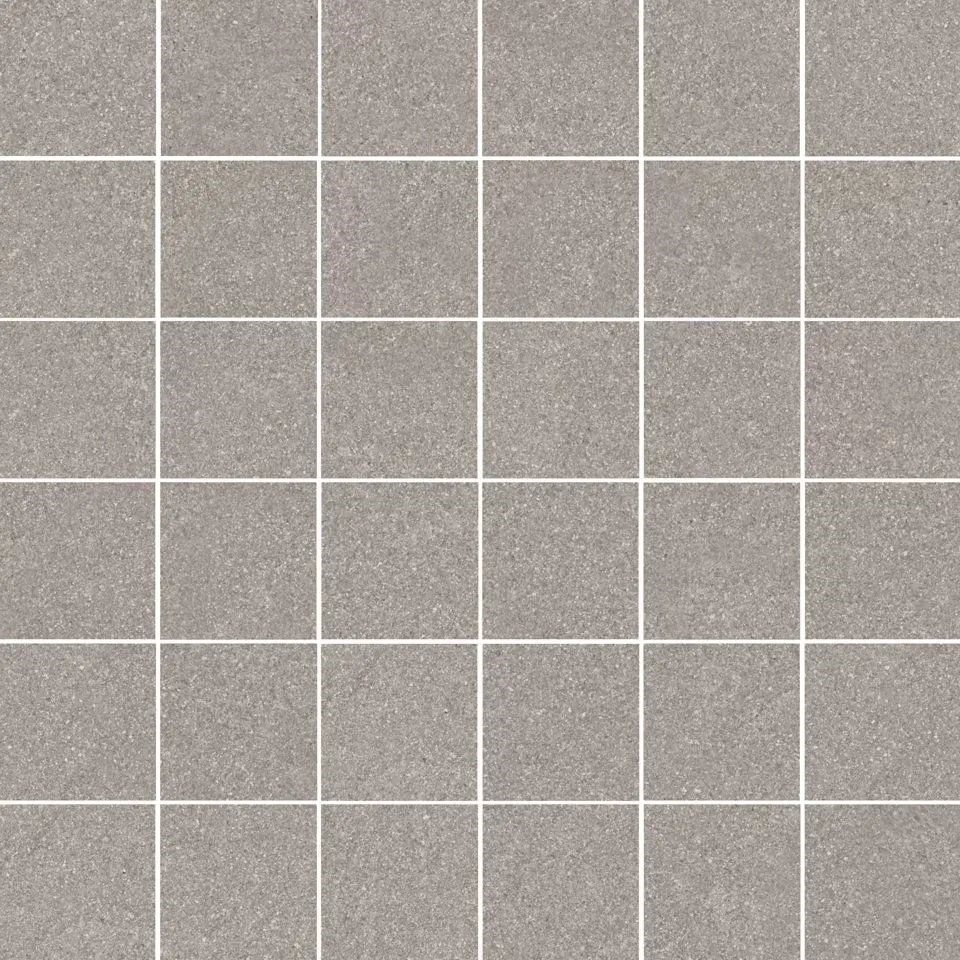 Декор Рабат мозаичный серый матовый обрезной 30x30x0,9