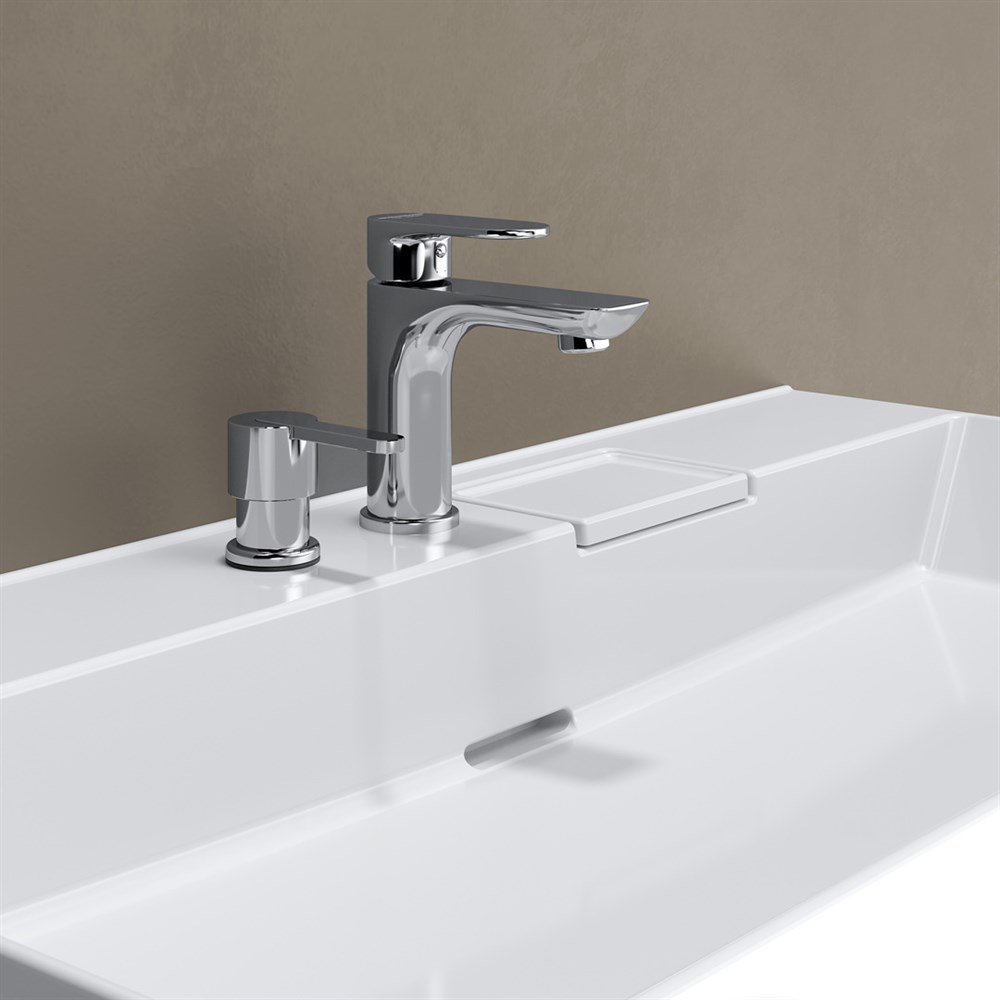 Дозатор LOGICA для мыла встраиваемый, хром