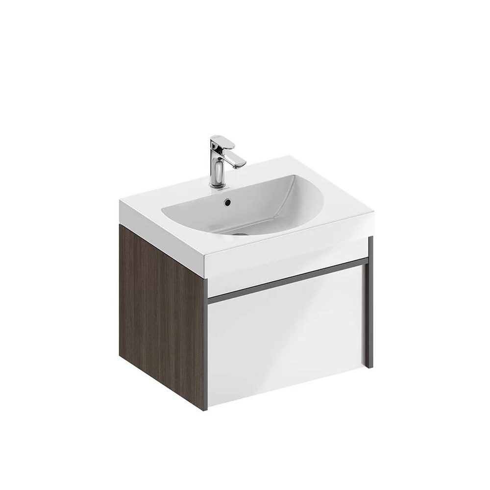 KERAMA MARAZZI MOD.60.1+1/AR Тумба MODULA подвесная 60 с ящиком 1+1, арабика