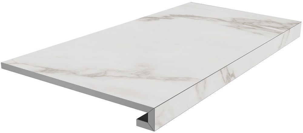 KERAMA MARAZZI SG850190R/GCF Ступень клееная Монте Тиберио серый светлый матовый 33x80x0,9