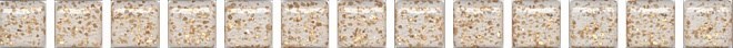 KERAMA MARAZZI POF002 Карандаш Бисер белый золото 20х1.4