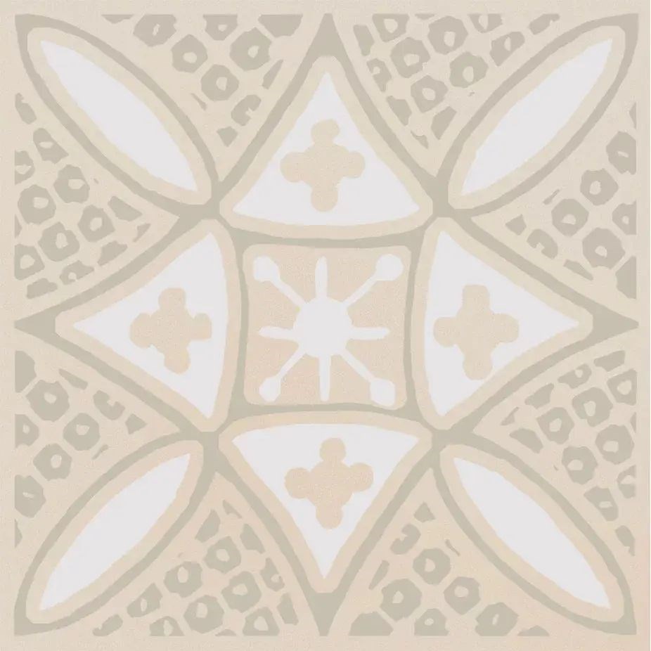 KERAMA MARAZZI KMD3STA017GN Декор Бахия 2 бежевый светлый глянцевый 9,8x9,8x0,7