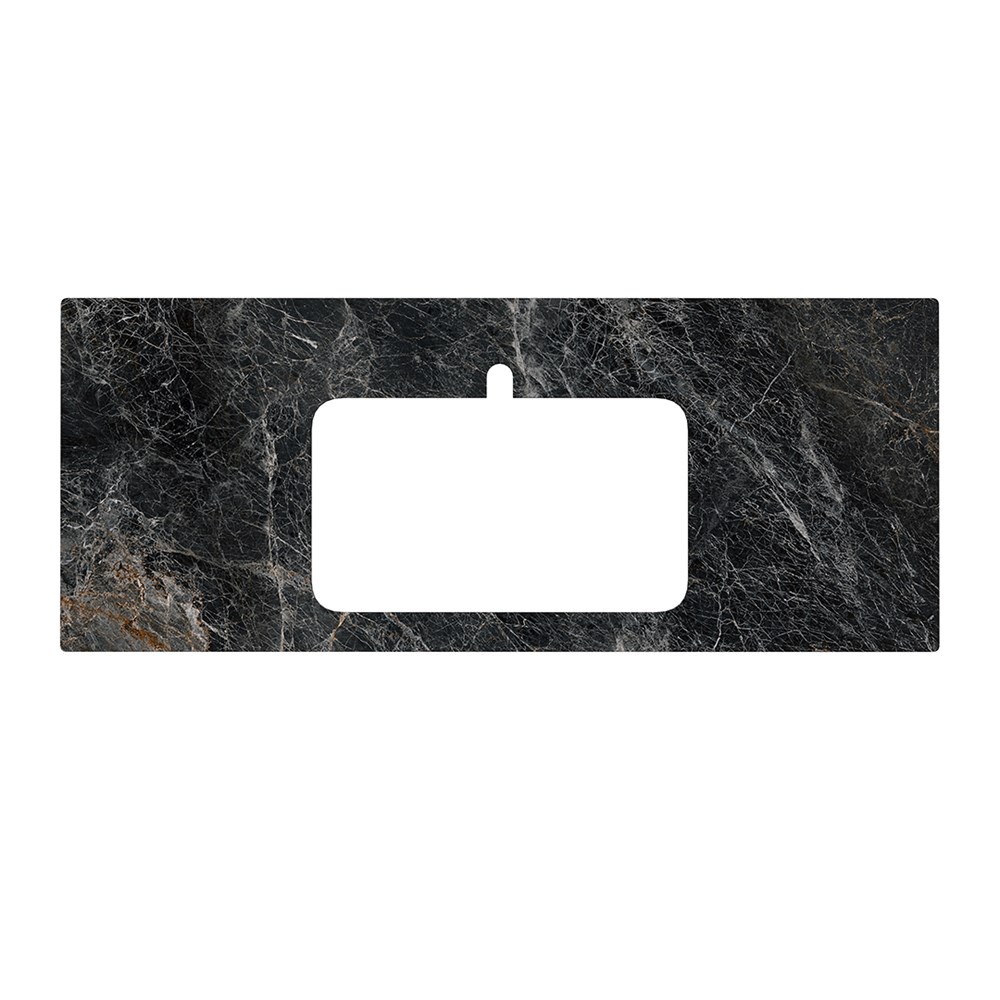 KERAMA MARAZZI PL2.VT93\120 Спец. изделие для раковин, встраиваемых сверху, 120 см Риальто темный серый лап